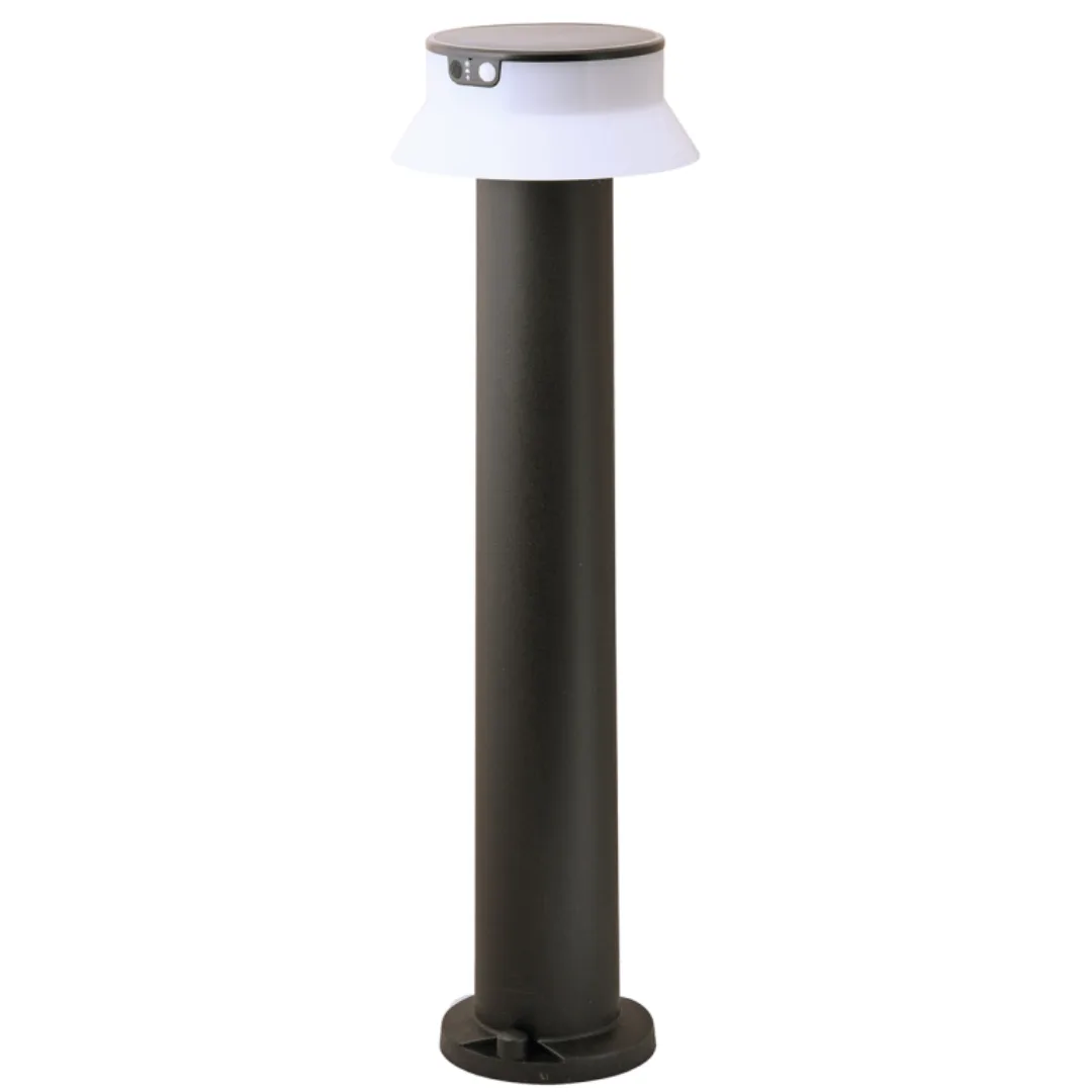 Fumagalli FELICE 800 Black Solar LED Bollard PIR CCT