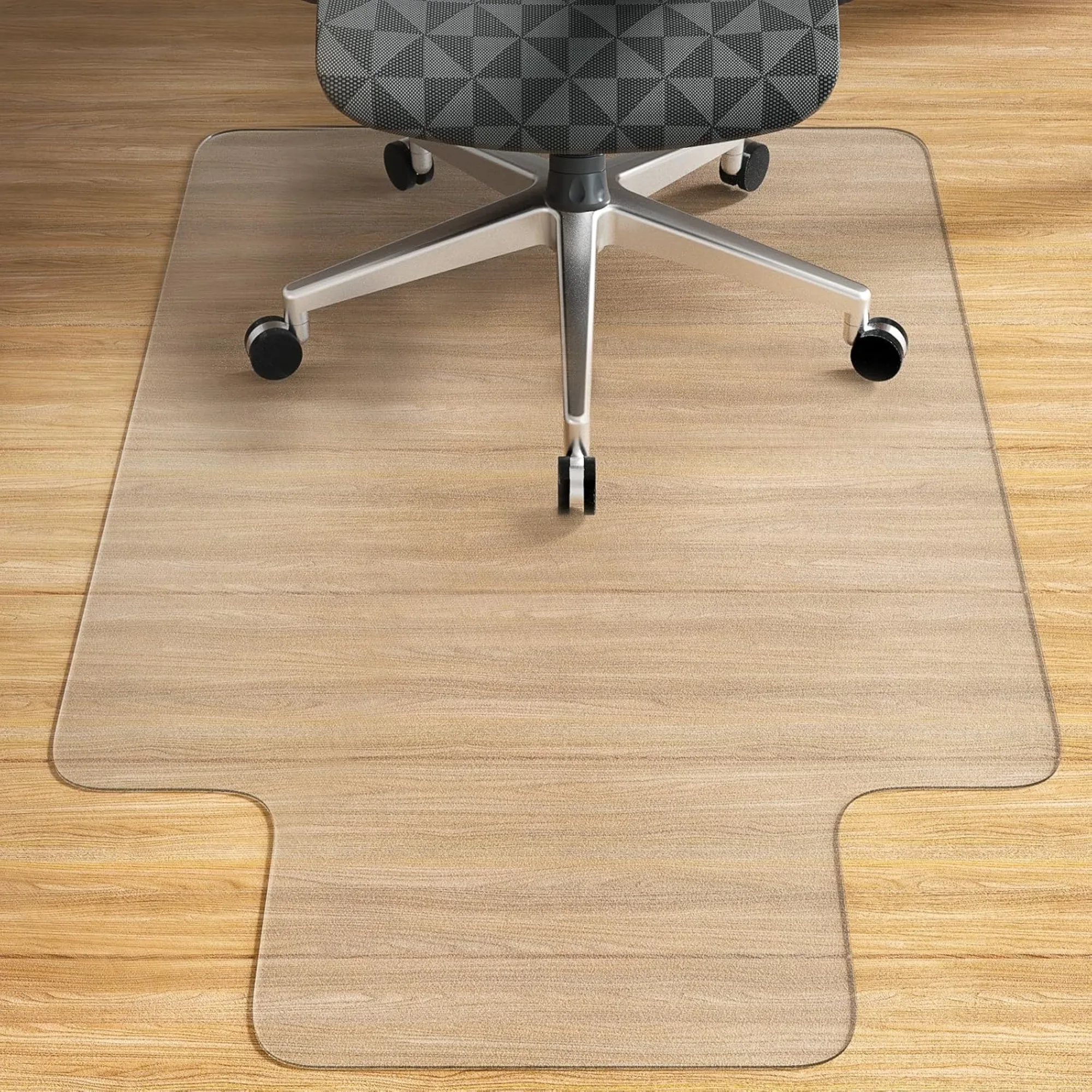 Decor Clear Plastic Chair Mat 2 Pcs - 90 cm x 120 cm