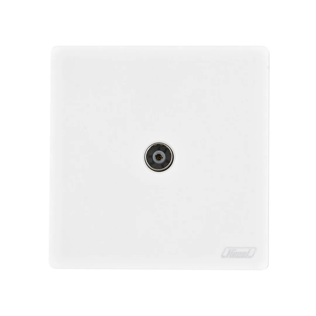 Himel Altivo 1 Gang TV Socket White