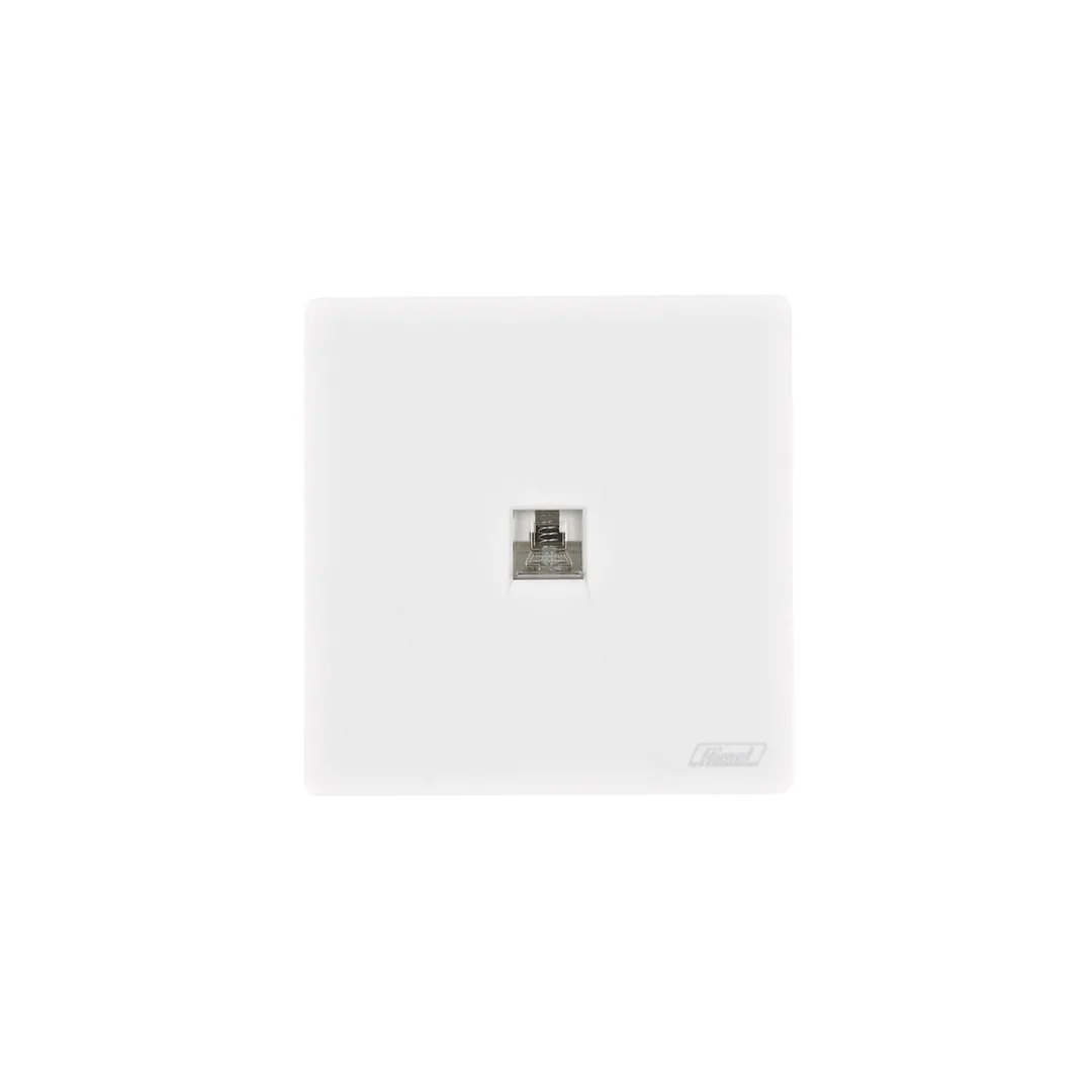 Himel Altivo 1 Gang CAT6 RJ45 Data Socket White