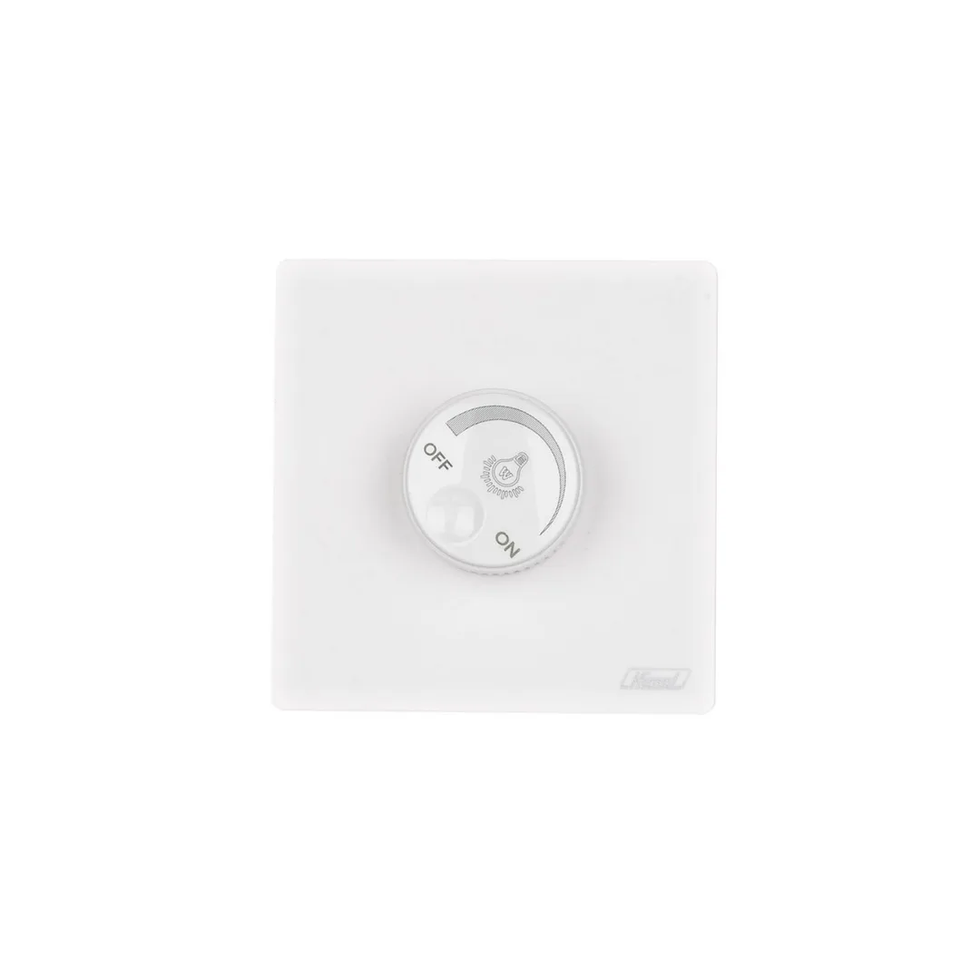 Himel Altivo 1 Gang Light Dimmer 500W (2-Line) White