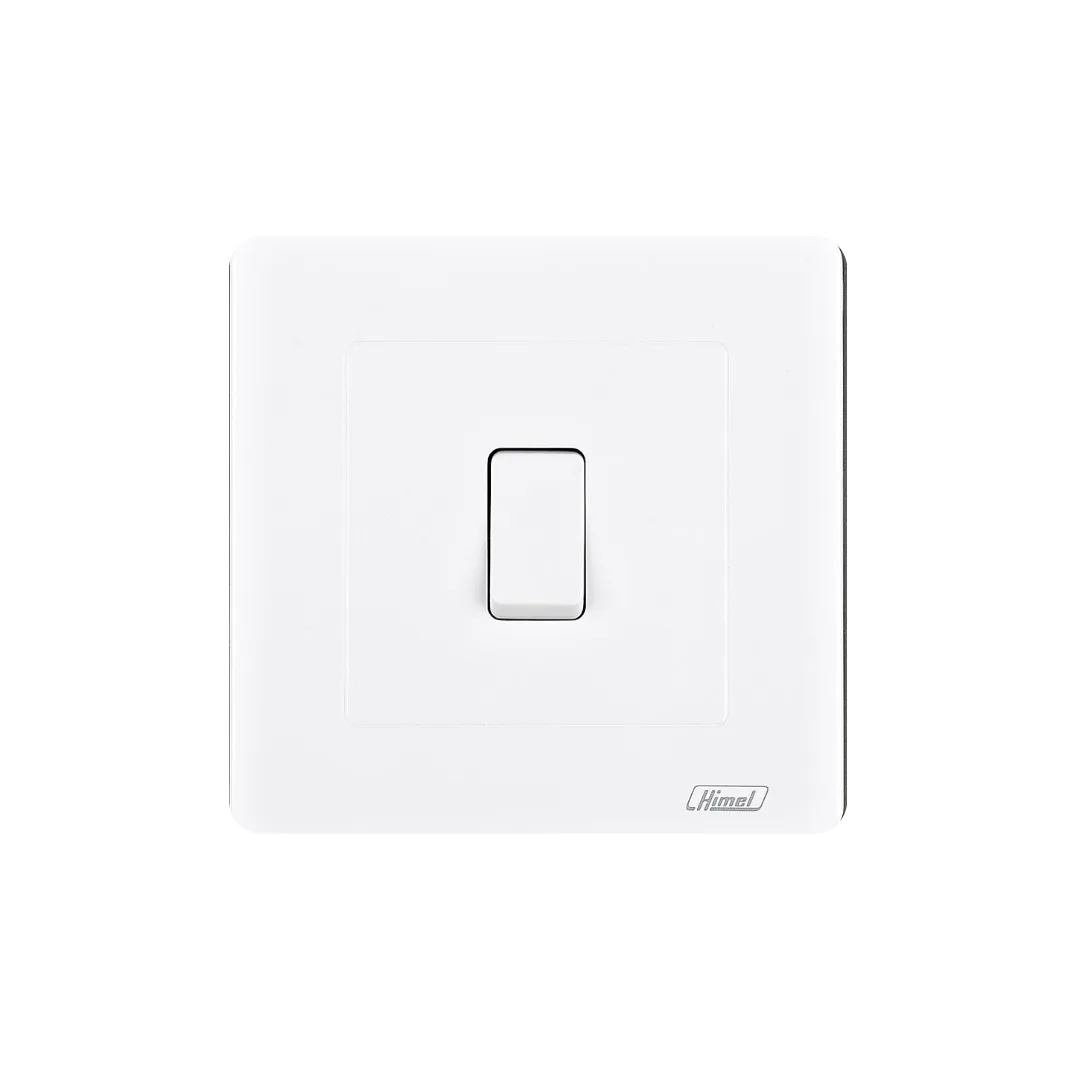 Himel Altivo 10A 1 Gang 1 Way Switch White