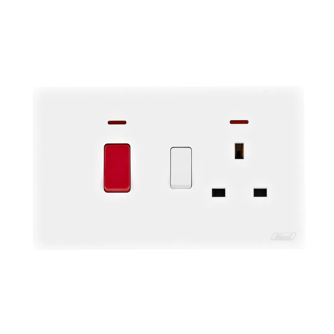 Himel Altivo Cooker Control Unit with 13A Socket & Indicator White