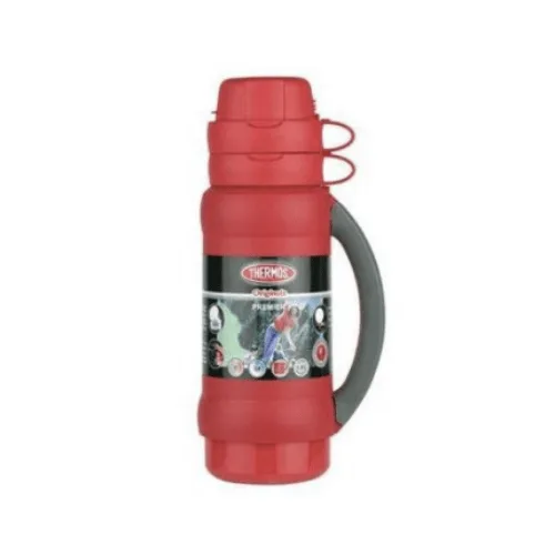 Premier Glass Vacuum Insulated Flask 1.8L Red 34-180 584526