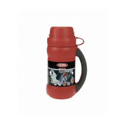 Premier Glass Vacuum Insulated Flask 0.5L Red