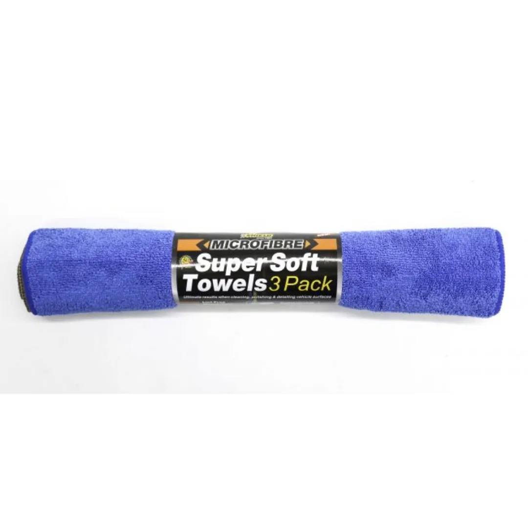 Shield Microfibre Super Soft Towels 3 Pack SH293