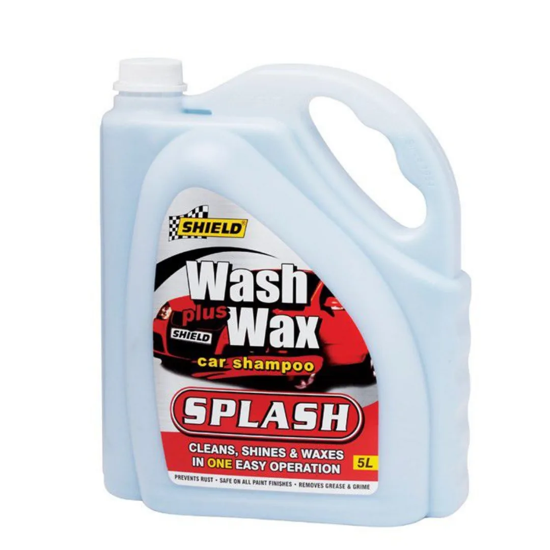 Shield Splash Car Shampoo plus wax - 5 Litre SH26