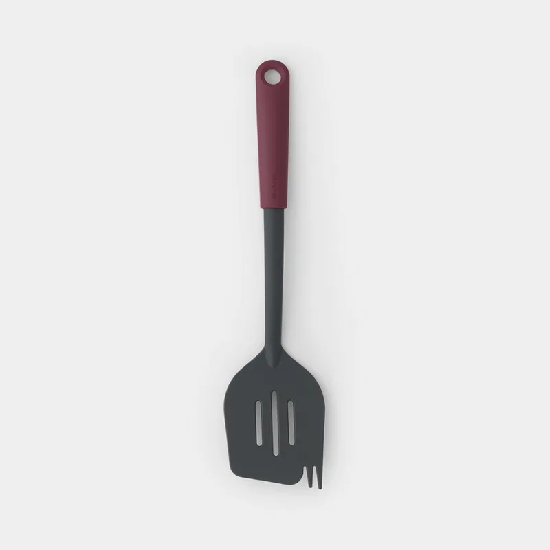 Brabantia Tasty+ Spatula Plus Fork Aubergine Red 122781
