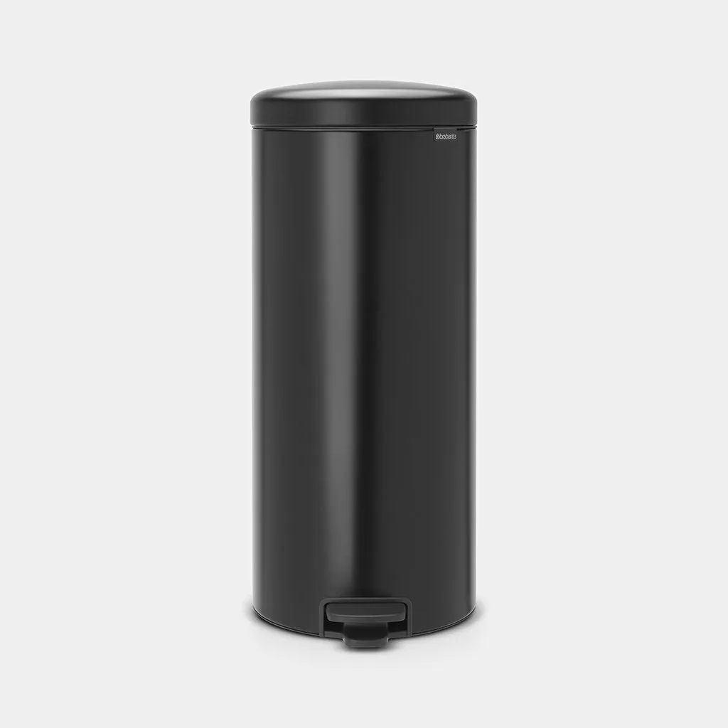 Newicon Pedal Bin 30L - Matt Black