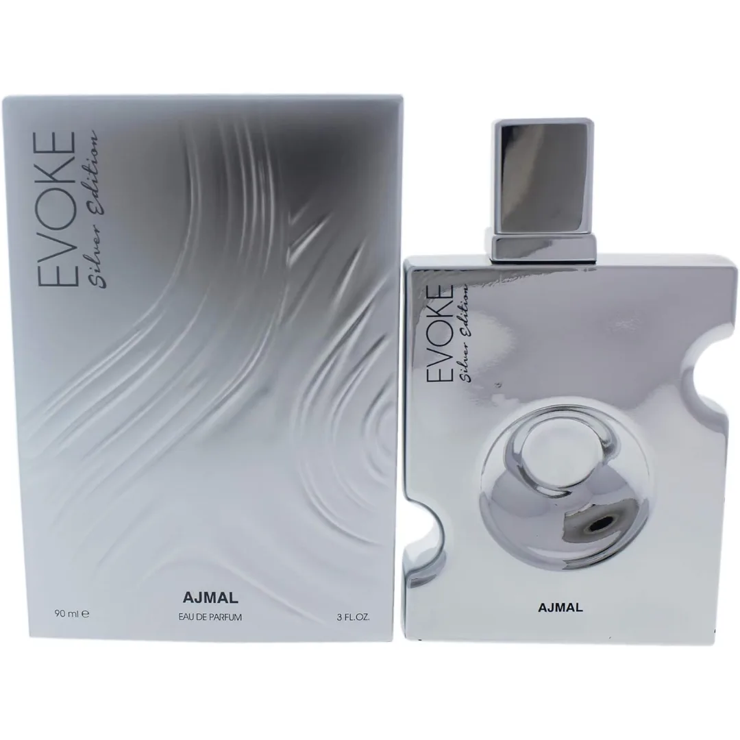 Ajmal Evoke Silver Him EDP 90ml – Fresh Masculine Fragrance