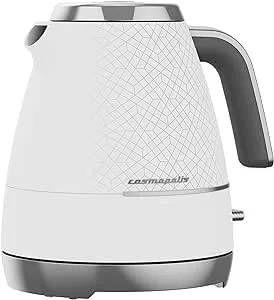 Beko Cosmopolis Dome Kettle 1.7L 3000W Retro White Chrome WKM8307CR