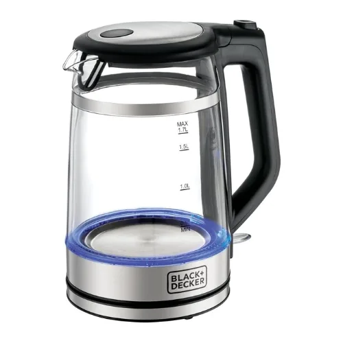 Black+Decker Concealed Coil Glass Kettle 1.7L GK220-B5