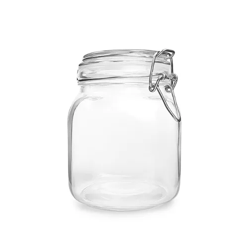 Bon Appetit Glass Jar with Airtight Clamp Lid 1L BA24