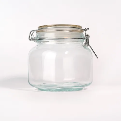 Bon Appetit Glass Jar with Airtight Clamp Lid 0.5L BA22