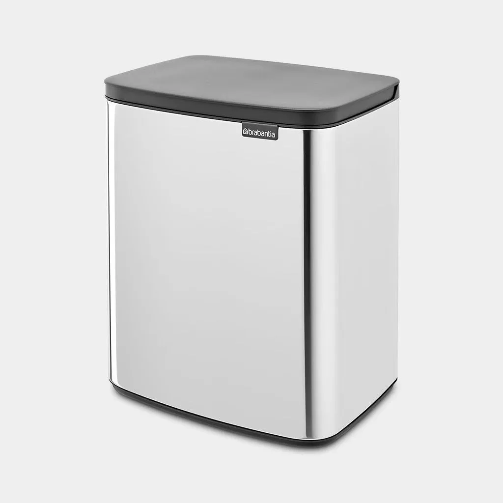 Brabantia BO Waste Bin 4L Brilliant Steel 222788