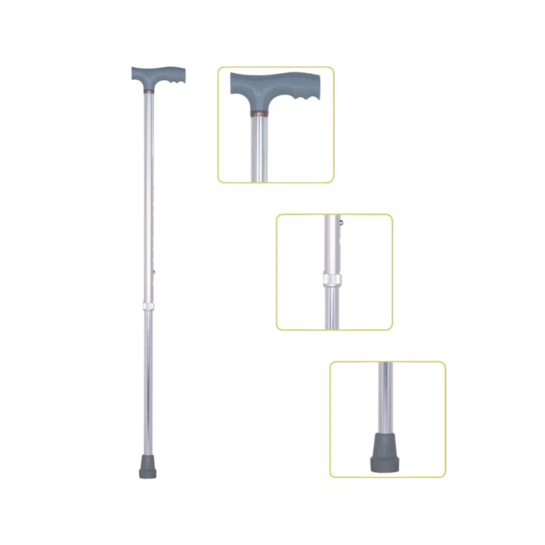 Mobi-Aid Walking Stick Height Adjustable Cane