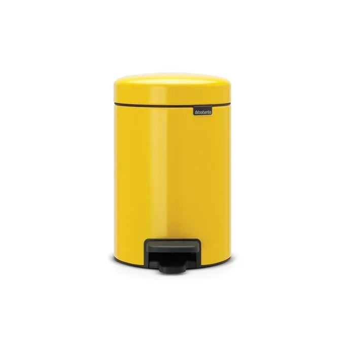 Brabantia NewIcon Pedal Bin 5L Daisy Yellow