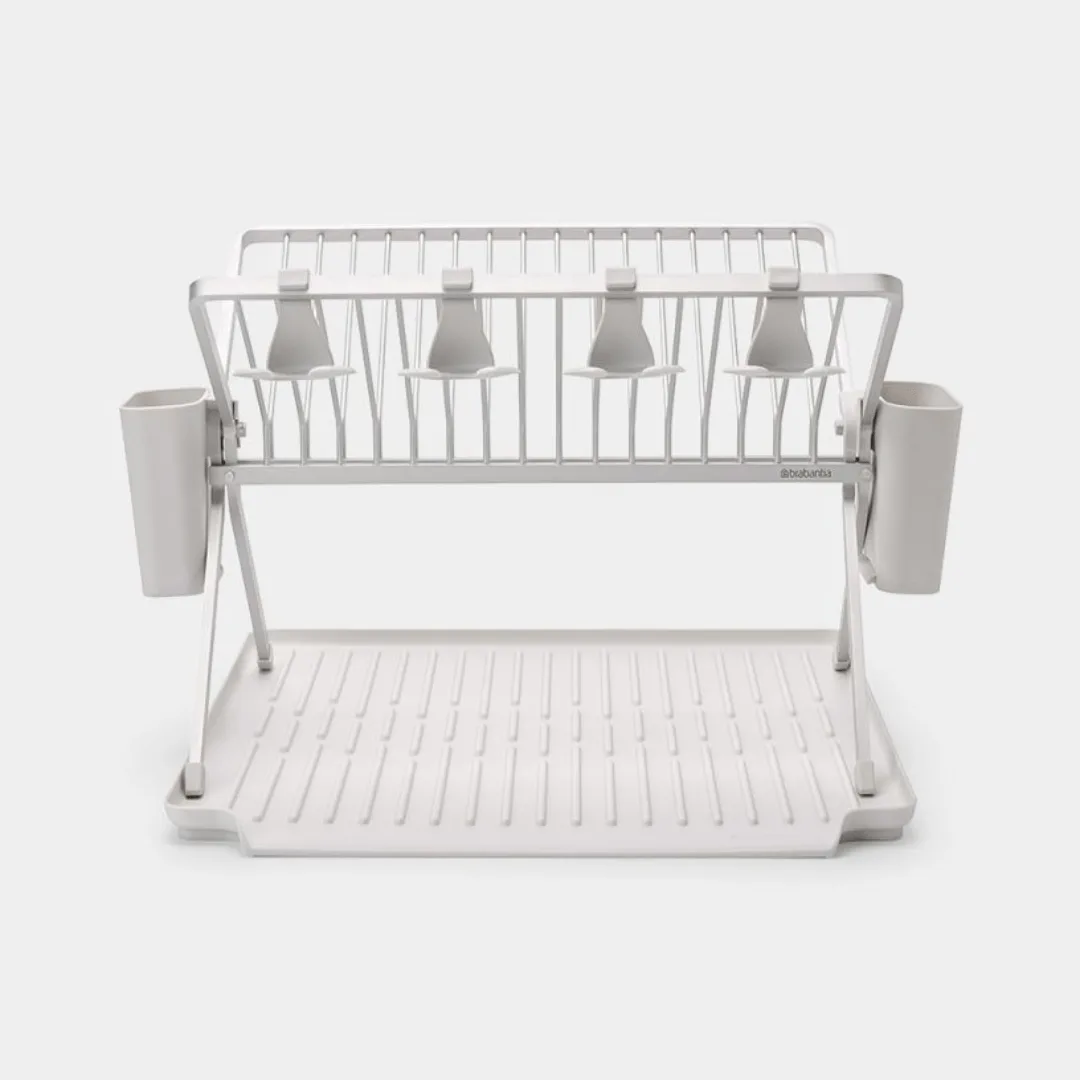 Brabantia Sink Side Foldable Dish Drying Rack Light Grey