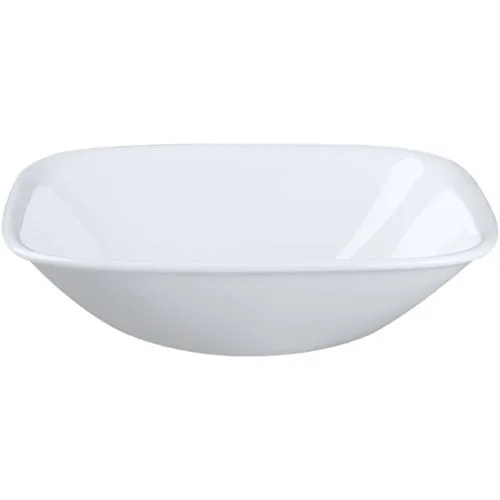 Corelle Pure White Square Bowl - Set Of 6 - 946 Ml