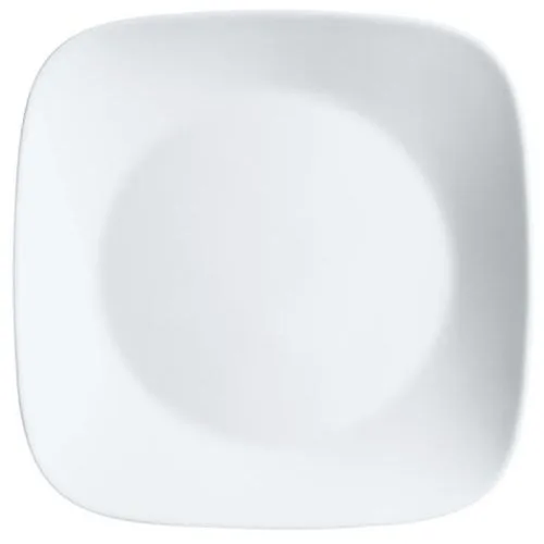 Corelle Pure White Square Bread and Butter Plate - Set Of 6 - 16.5cm
