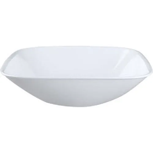 Corelle Pure White Square Serving Bowl - Set Of 6 - 1.4ltr