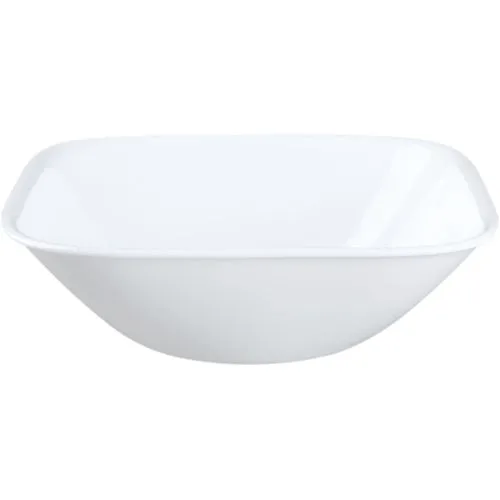Corelle Pure White Square Soup-Cereal Bowl - Set Of 6 - 650ml
