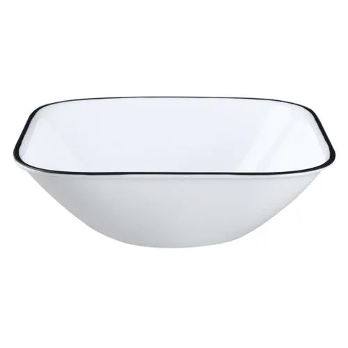 Corelle Simple Lines Square Bowl - Set Of 6 650ml