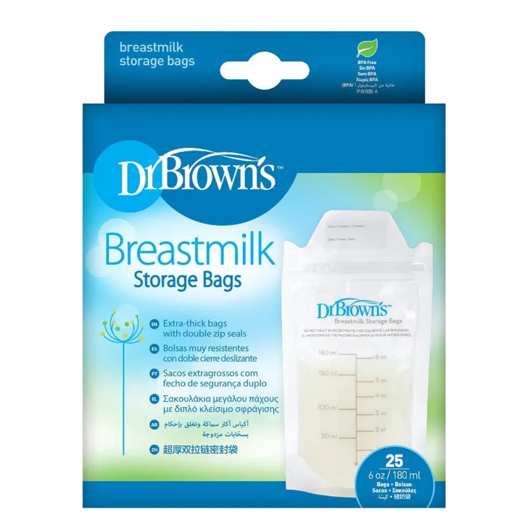 Dr. Brown's Breast Milk Storage Bags 25 Bags-S4005