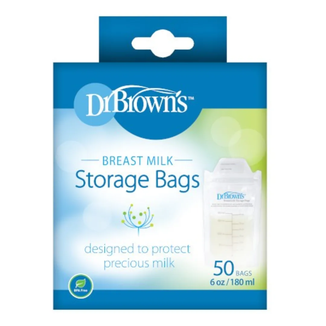 Dr. Brown's Breast Milk Storage Bags 50 Bags*-S4205