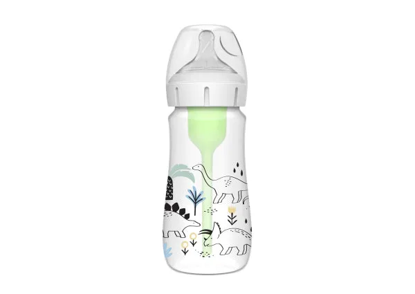 Dr. Brown's Natural FlowÂ® Anti-Colic Options+â¢ Designer Edition Jungle Decorations Wide Mouth-270ml-WB91010