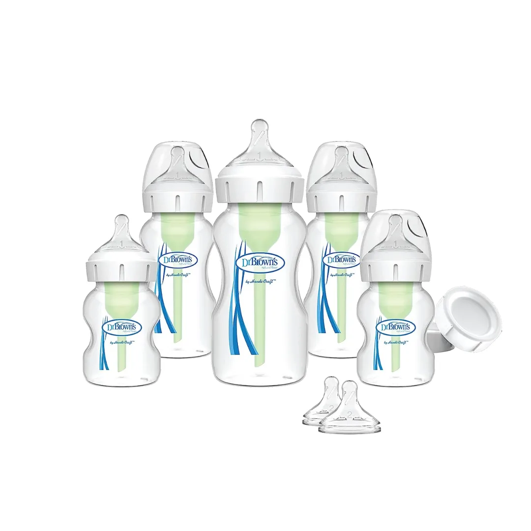 Dr. Brown's Natural Flow Anti-Colic Options plus Wide-Neck Baby bottle âWB09600Bottle Newborn Feeding