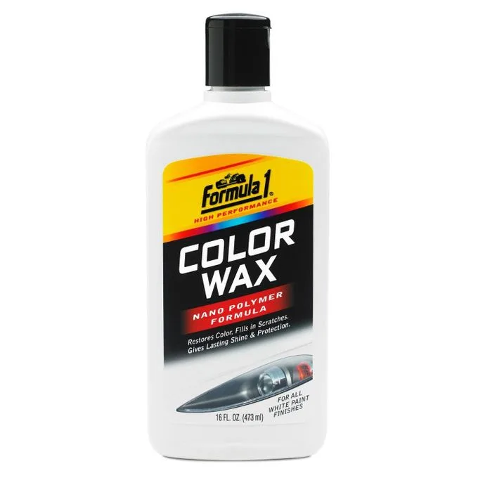 Formula 1 White Color Wax Restore & Protect White Car Paint 473ml