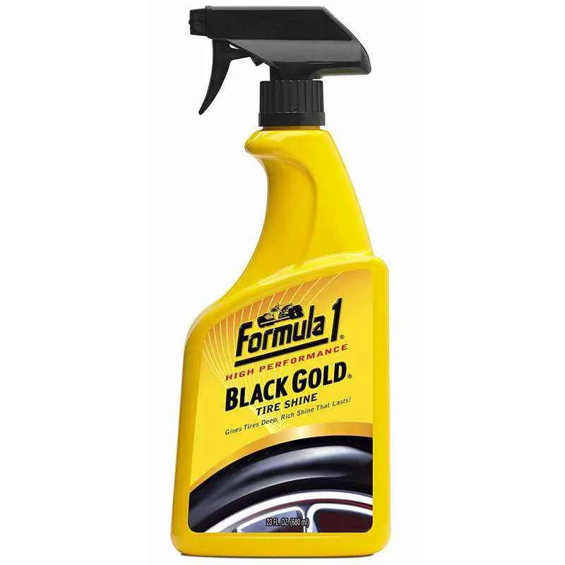 Formula 1 Black Gold Tyre Dressing 230z Deep Rich Tyre Shine