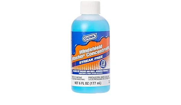 Gunk Concentrated Windshield Washer Solvent with AmmoniaSolvent 6OZ-T105-M506