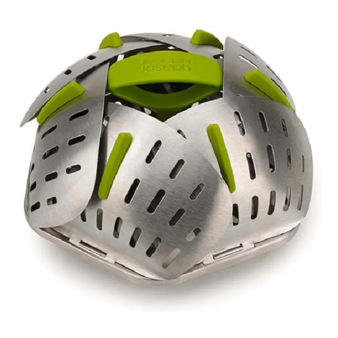 Joseph Joseph Bloom Steel Steamer Basket Green 45033