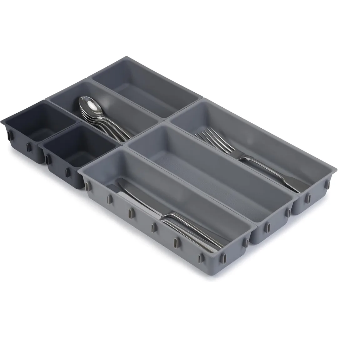Joseph Joseph Blox 7-Piece Drawer Organiser Set Grey 85199