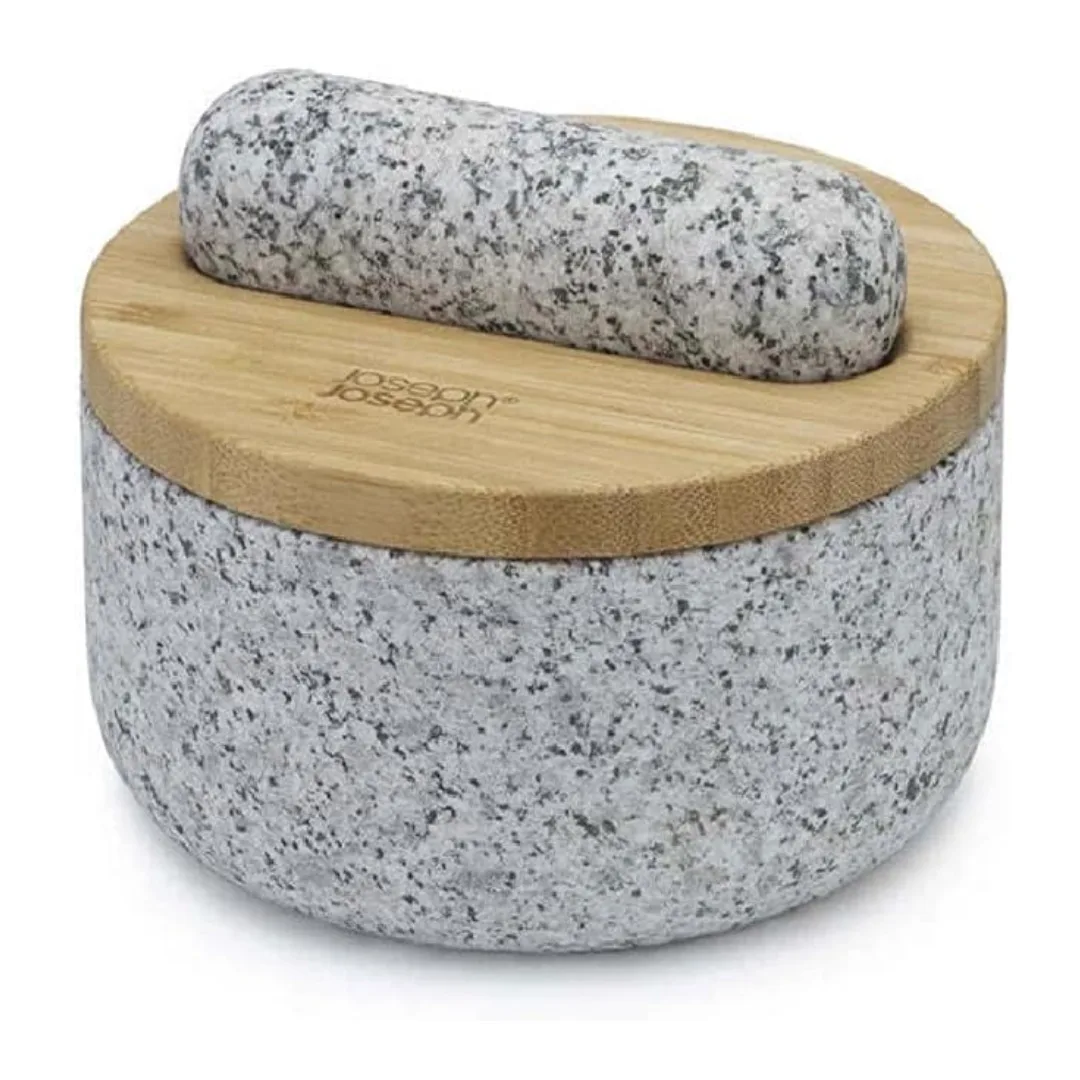 Joseph Joseph Dash Pestle &amp; Mortar with Bamboo Lid 20176