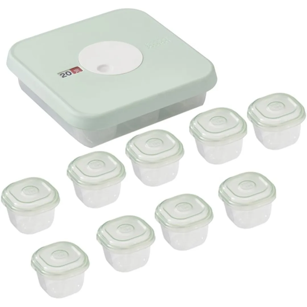 Joseph Joseph Dial Storage 10-Piece Baby Food Container Set (Stage 1)