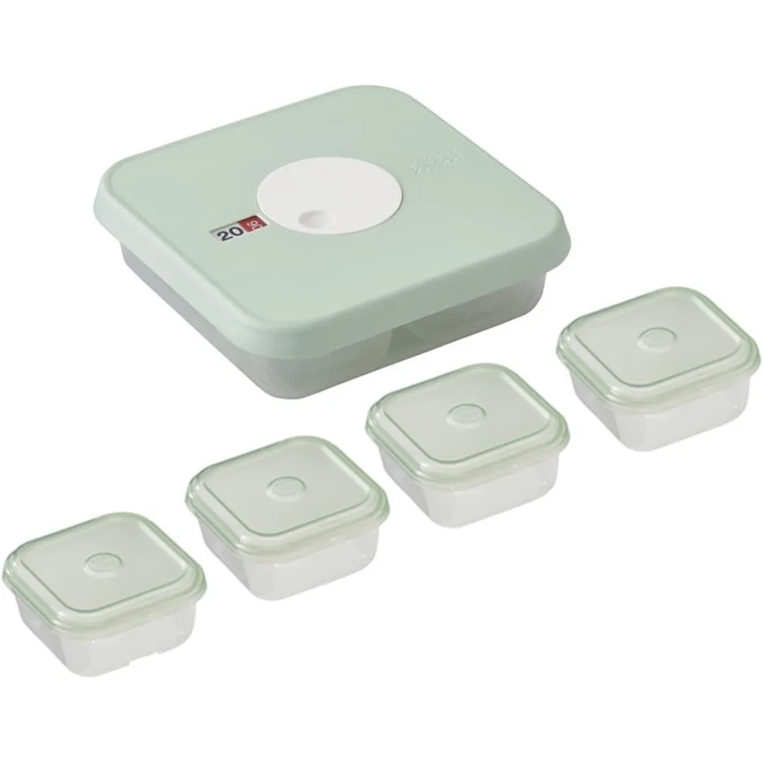 Joseph Joseph Dial Storage 5-Piece Baby Food Container Set (Stage 2)