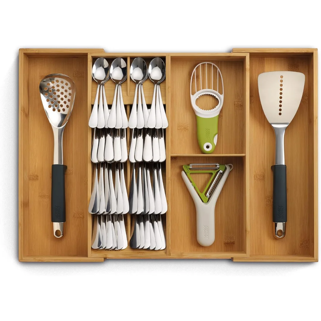 Joseph Joseph DrawerStore Bamboo Cutlery & Utensil Organiser