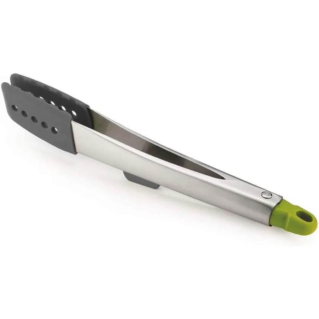 Joseph Joseph Elevate Lockable Tongs Large Grey Green 10088