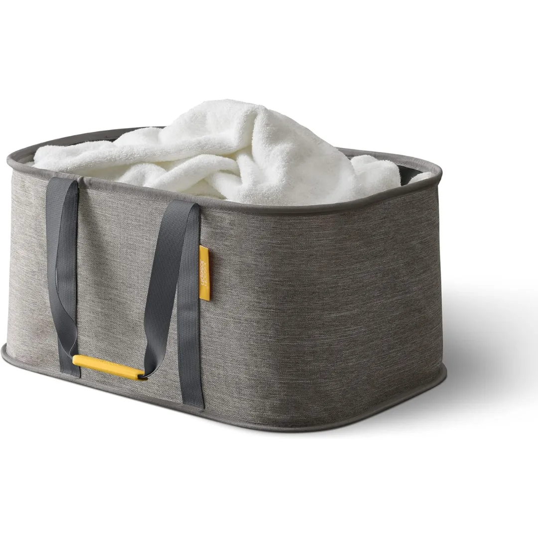 Joseph Joseph Hold-All Collapsible Laundry Basket Grey 35L 50023