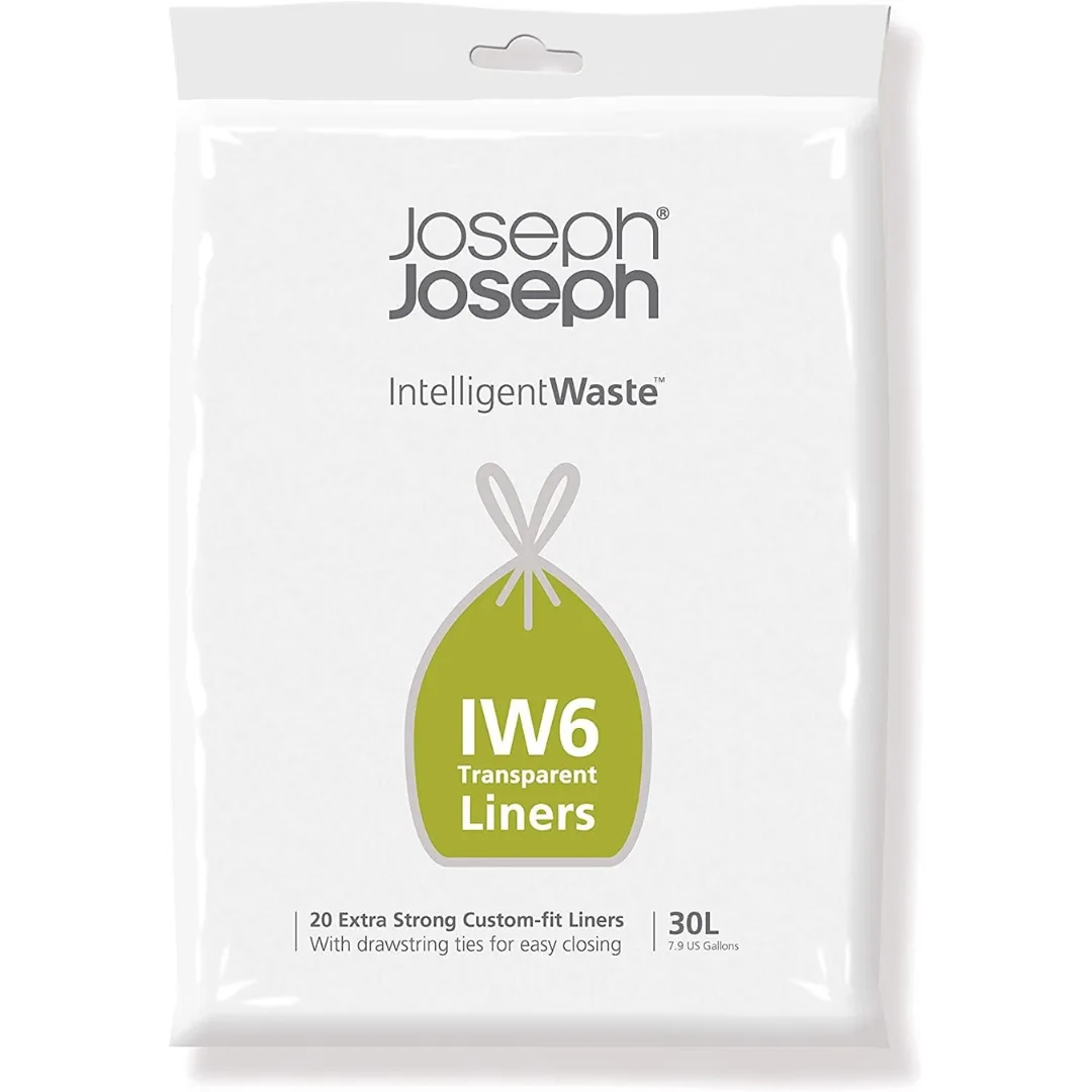Joseph Joseph IW6 30L Custom-fit Liners 20 Pcs[Grey]
