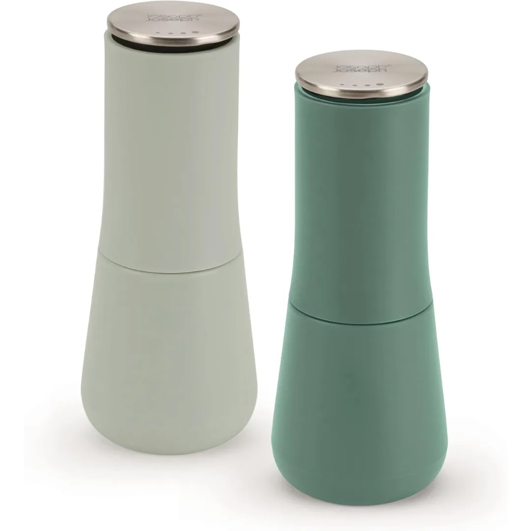Joseph Joseph Milltop Salt &amp; Pepper Set Editions Sage 20182