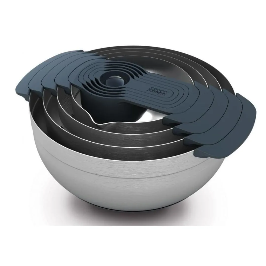 Joseph Joseph Nest 9pc Stainless Steel Bowl Set 95032