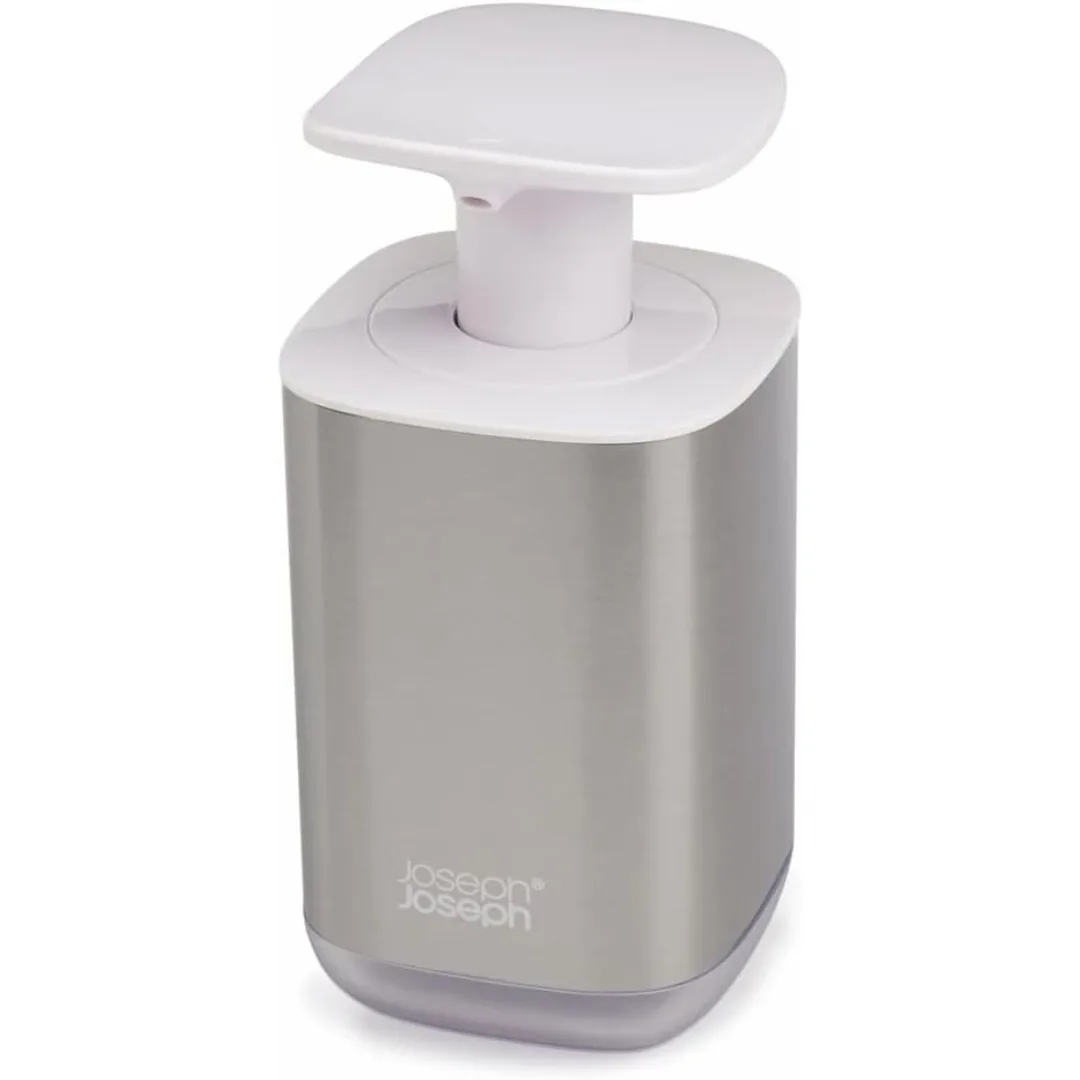 Joseph Joseph Presto Steel Soap Dispenser - White