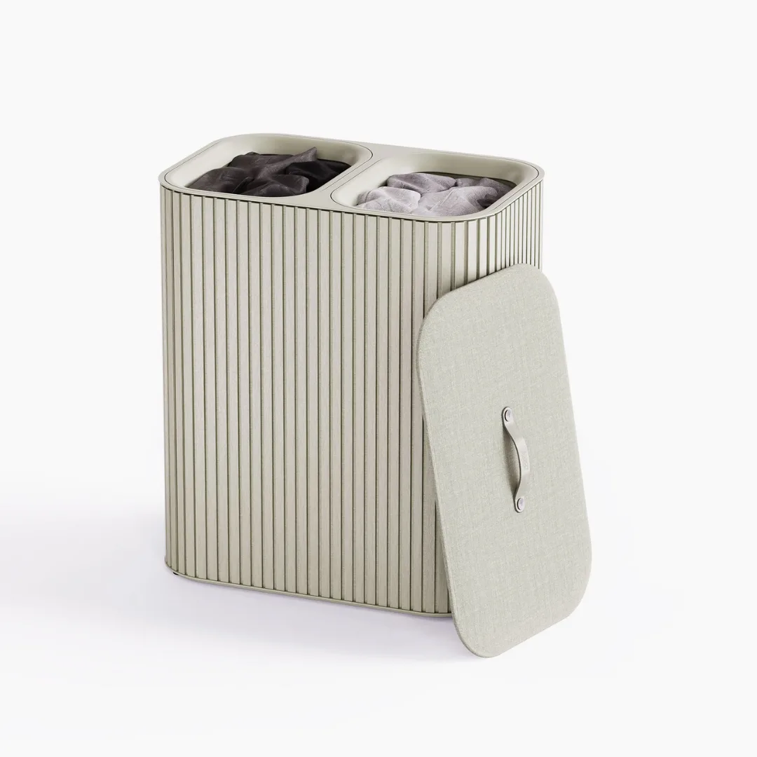 Joseph Joseph Tota Luxe 90L Laundry Basket Ecru 5000006