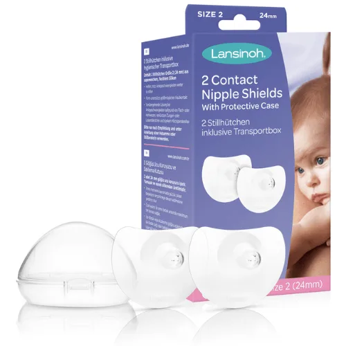 Lansinoh Contact Nipple Shields 2 -24mm 70173