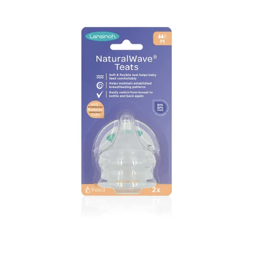 Lansinoh NaturalWave Medium Flow Teats - 2 pcs 75910