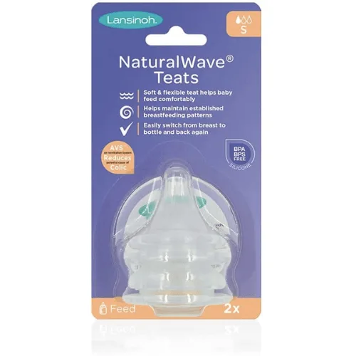 Lansinoh NaturalWave Slow Flow Teats (Pack of 2) 75900